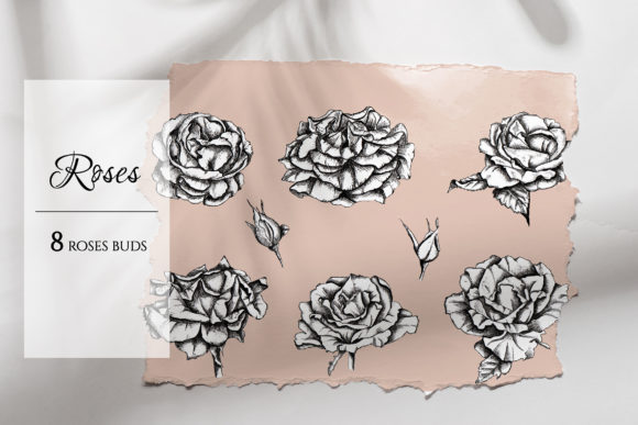 Discover the Elegance of Vintage Flowers Hand Painted