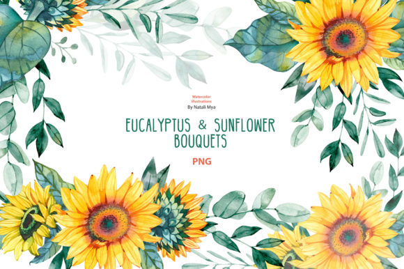 Discover the Versatility of 6 Sunflower Eucalyptus Bouquets