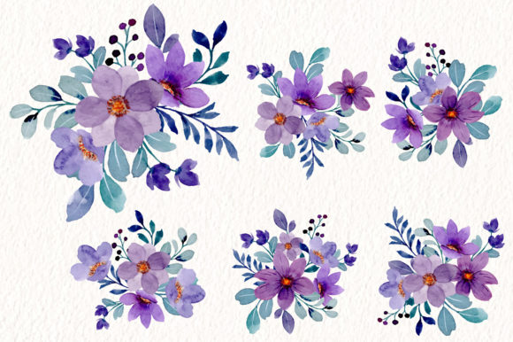 Discover the Versatility of Digital Clipart Watercolor Flower Part49