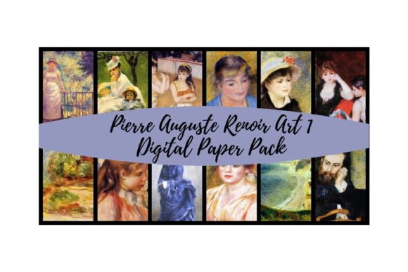 Discover the Versatility of Pierre Renoir Art 1 Digital Paper Pack