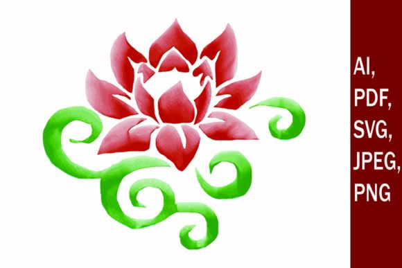 Explore the Beauty of Watercolor Leaf and Flower Design
