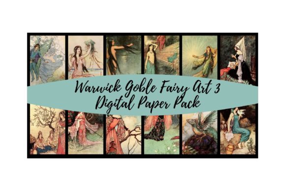 Explore the Enchanting World of Warwick Goble Fairies 3 Digital Papers