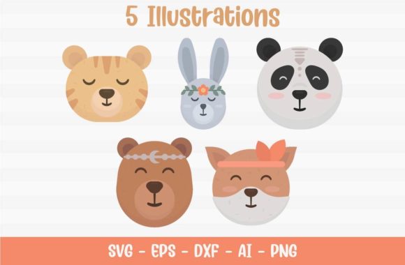 Exploring the Charm of Baby Boho Animals Pack: A Versatile Illustration Bundle