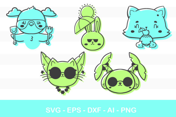 Summer Cuties: A Charming Collection for Your Creative Projects